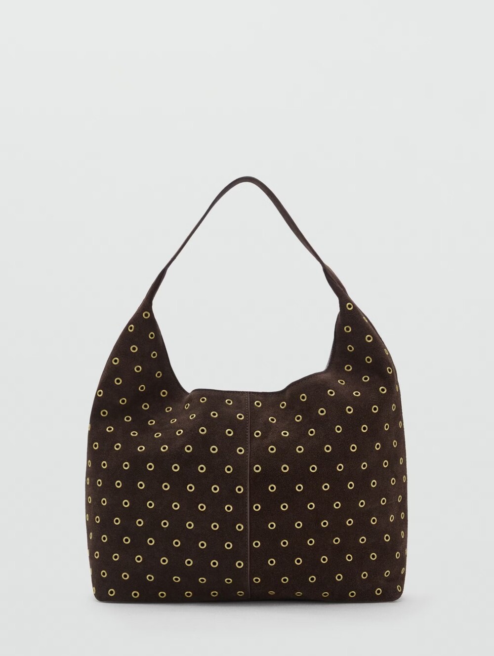 MANGO Suede Hobo Bag